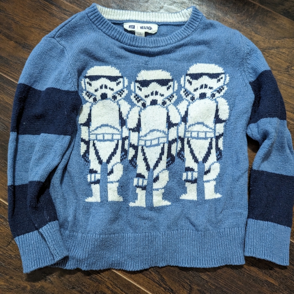 Gap Star Wars Stormtrooper sweater 3T